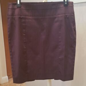 Arden B. Brown mid length skirt. Size 4